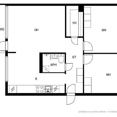 Moderni 2mh Huoneisto Lintulassa, Wifi Apartman